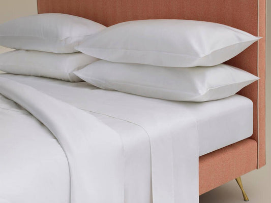 LORDS PREMIUM BED LINEN - Cotton Percale 210 TC Reliance Mills - Double Bed Sheet - (90”X112")