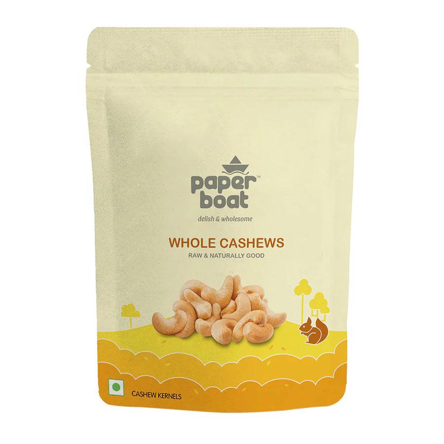 Paperboat Raw Whole Cashew (200gm)