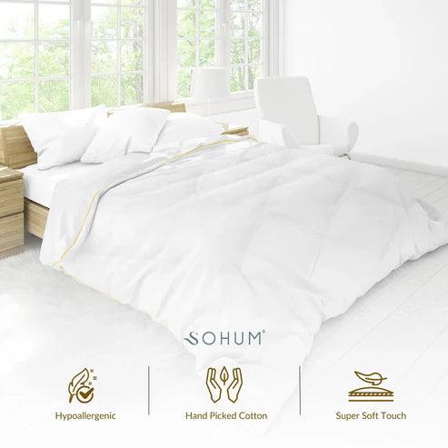 Sohum White Quilt Luxury Heavy Fibre Filling