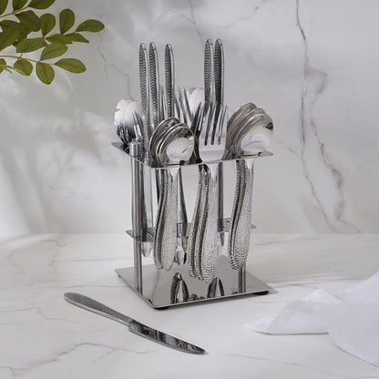 Cutlery Sets - 18 pcs with Rod Stand