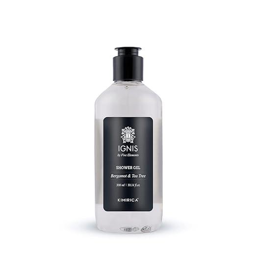 Kimirica Ignis Body wash With Bergamot & Tea Tree Extract Hydrating Formula | Shower gel For all Skin Types, Paraben & Sulphate Free | Carefully crafted for dry skin (300ml)