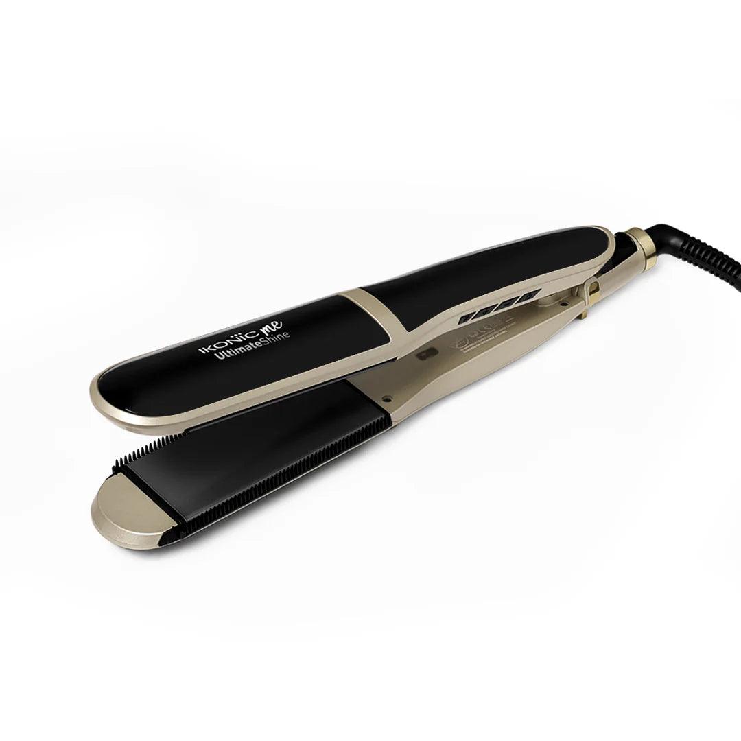 IKONIC ME HAIR STRAIGHTENER ULTIMATE SHINE BLACK & GOLD