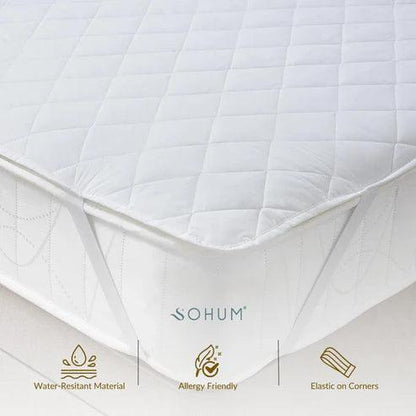 Sohum Mattress Protector Waterproof White