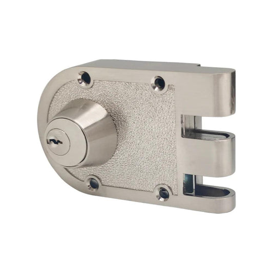 Yale 198 Vertical Bolt RIM Door Lock Both side keys, Regular Key, Satin Nickel