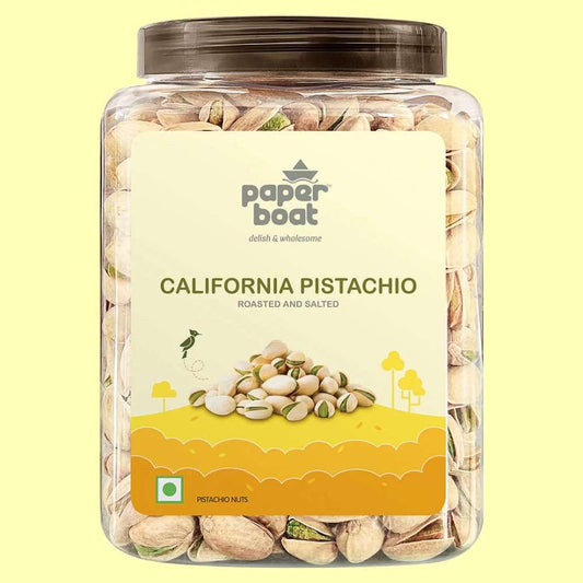 Paperboat Salted California Pistachio (800gm Jar)