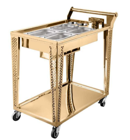 Artful Collection - Artful Snack Trolley ( GOLD )