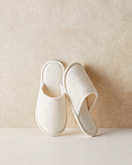 Indoor Slippers- Waffle Cloth