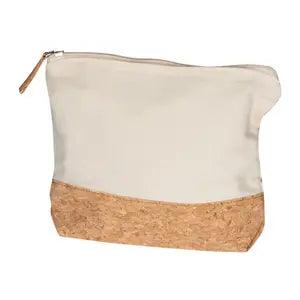 CORK BAGS & WALLETS- CORK CANVAS POUCH