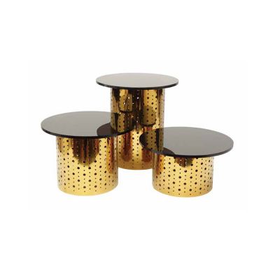 Blaze Buffet Riser Gold