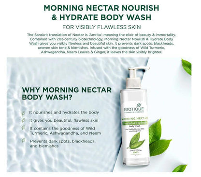 Biotique Morning Nectar Nourish & Hydrate Body Wash 200ml