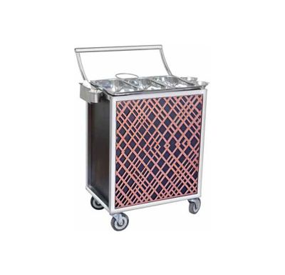 Laufeen Dish & Trolley - RG Laser Cut 3 Pans Snack Trolley