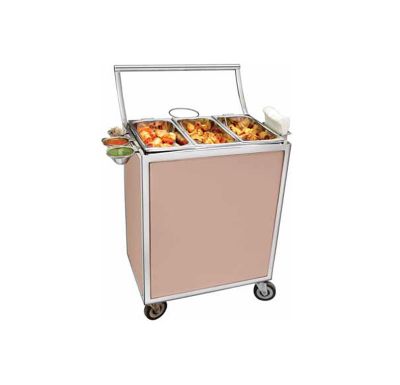 Laufeen Dish & Trolley - RG 3 Pans Snack Trolley