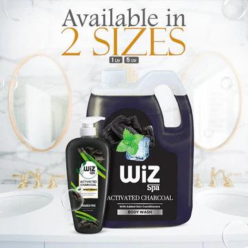 Wiz Activated Charcoal Spa Body Wash 5 Litre Refill Can