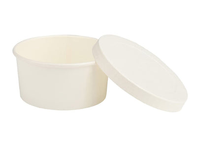 Paper Containers - PC02 250ml - White 116mm