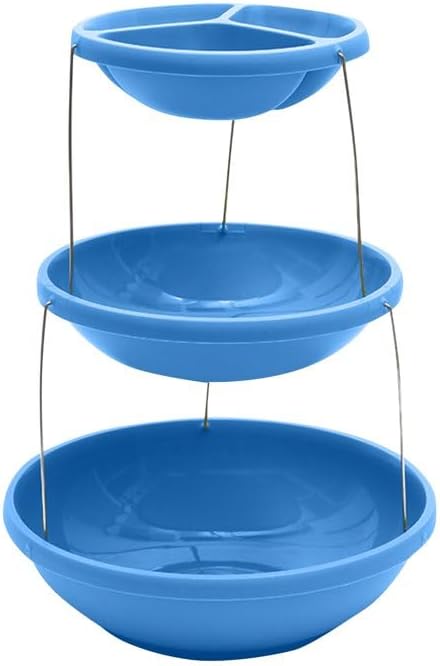 Corelle three tier blue bowl stand - Item Code : COR/3BU-01