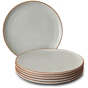 Tableware - Porcelain Gold Banded Coupe Plate - ( MYA-SXW-007 )