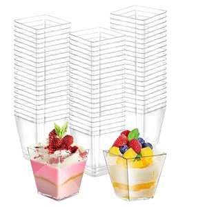 Disposable & kitchen consumables - Plastic dessert cups