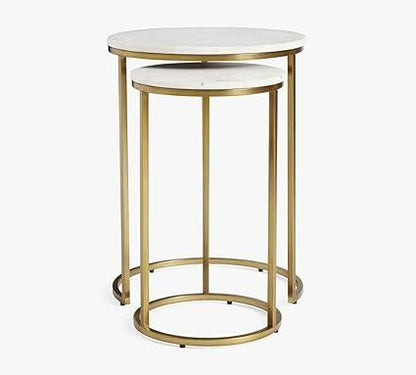 CENTER TABLE -  Marble Gold Coffee Table