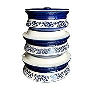 Tableware - Ceramic Handprinted Casserole - MYA-XYX-012