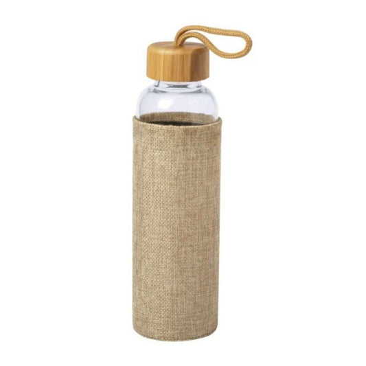 Hotel Amenities - BAMBOO LID GLASS BOTTLE