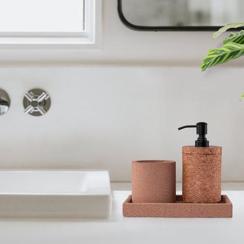 Cork Bathroom Set