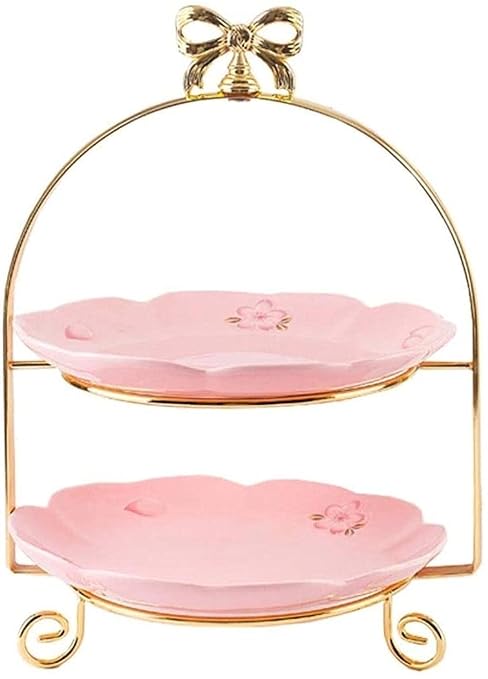 Corelle two tier pink bowl stand - Item Code : COR/2PN-01