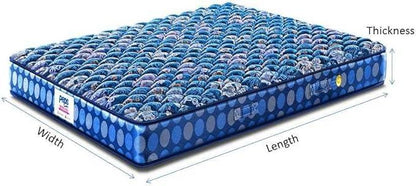 peps Springkoil Bonnell 6-inch Single Size Spring Mattress (Dark Blue, 72x30x06)