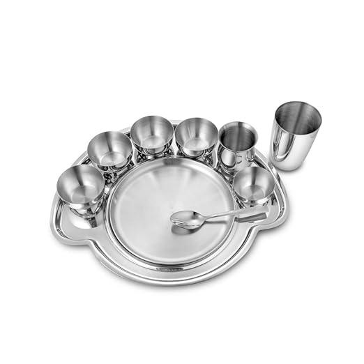 Stainless steel thali set - Thali set conical