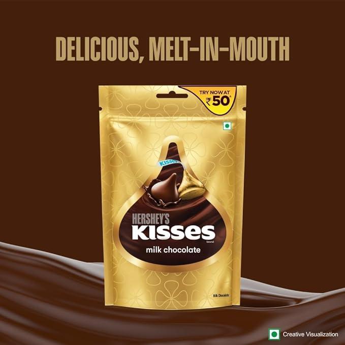 HERSHEY'S Kisses Vegetarian Milk Chocolate,36 Grams