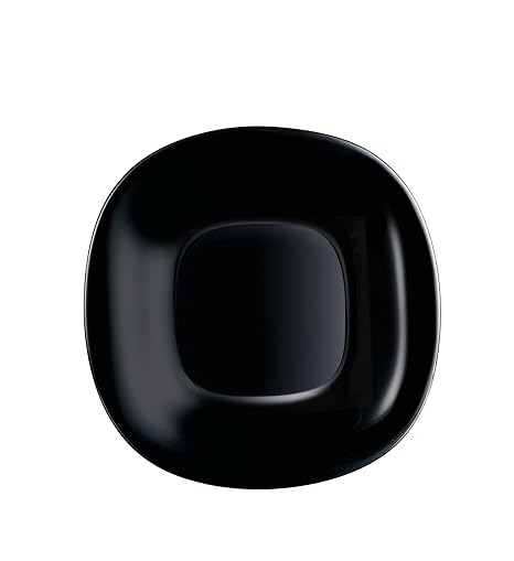 SQUARE PLATES - BLACK