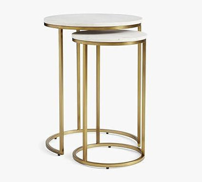 CENTER TABLE -  Marble Gold Coffee Table