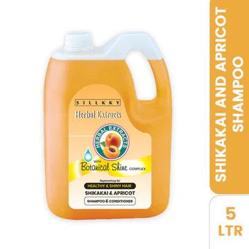 Sillkky Shikakai and Apricot Shampoo 5 Litre Refill Can