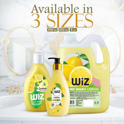 Wiz Lemon Hand Wash 5 Litre Refill Can