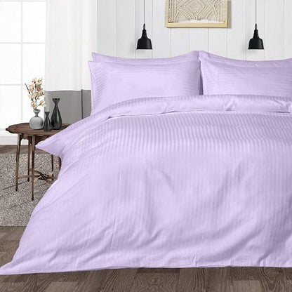 Comforter-Duvet - micro stripe comforter Winter Double Bed (90” x 100”)