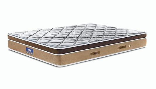 peps Restonic Ardene Euro Top 08 inch King Size Pocketed Spring Mattress (Brown 75X72X08) Get Free Pillow