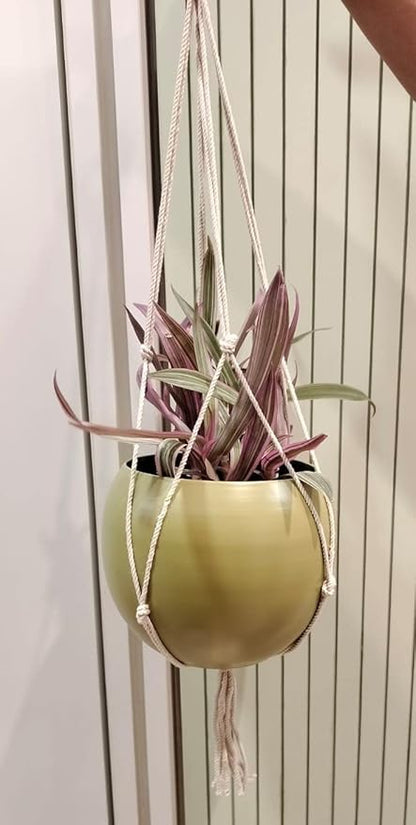 Apple Bowl/Rope Hanging Planter-Set/1