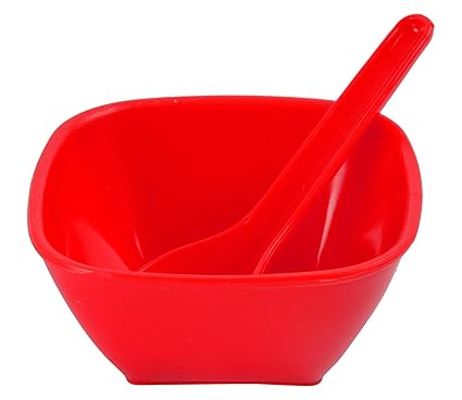 Square Soup Bowl Red