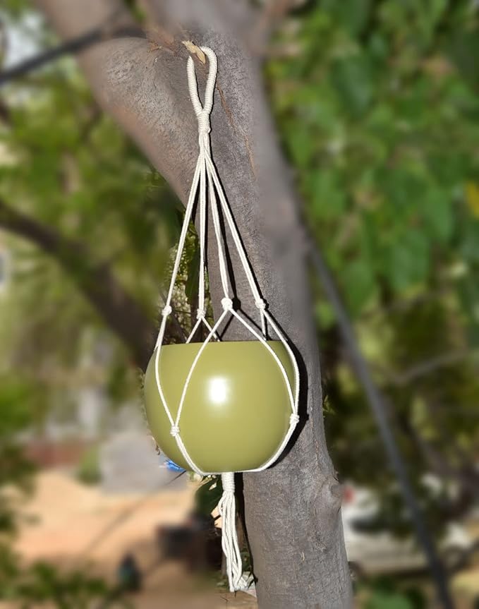 Apple Bowl/Rope Hanging Planter-Set/1