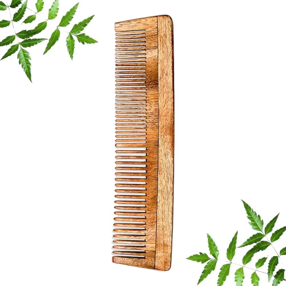 Neem Hair Comb - Regular Double Teeth Comb