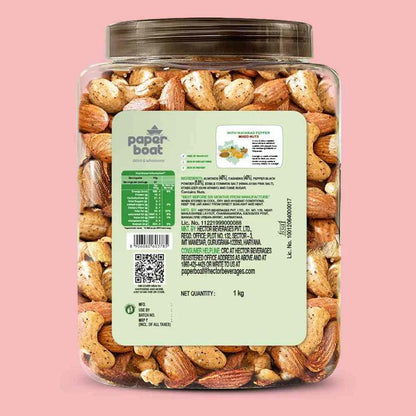 Paperboat Roasted Nuts with Wayanad Pepper (1kg Jar)