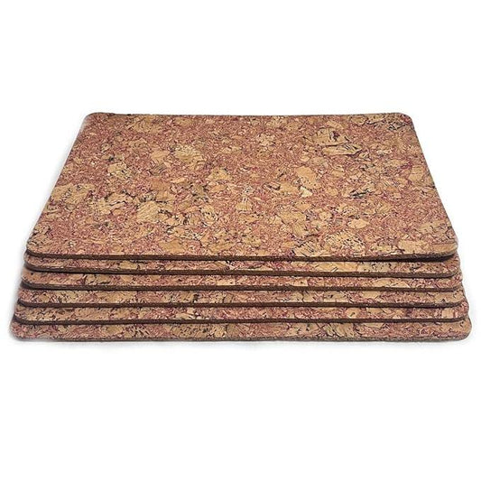 Cork Table Mats - Red Assiago tablemats