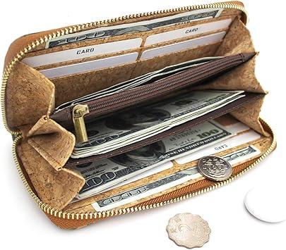 Cork Bags & Purses - Clutch Leaf Print