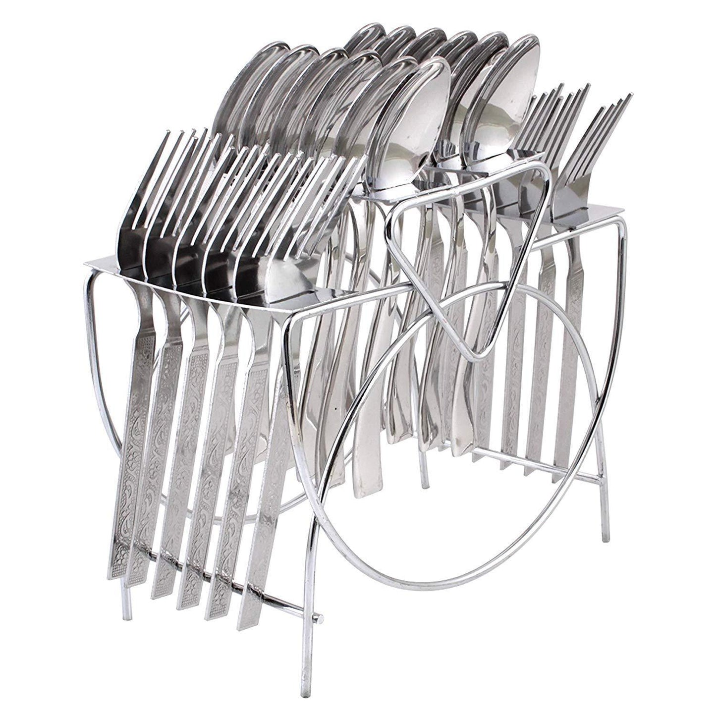 Cutlery Sets - 18 pcs cutlery stand with boot