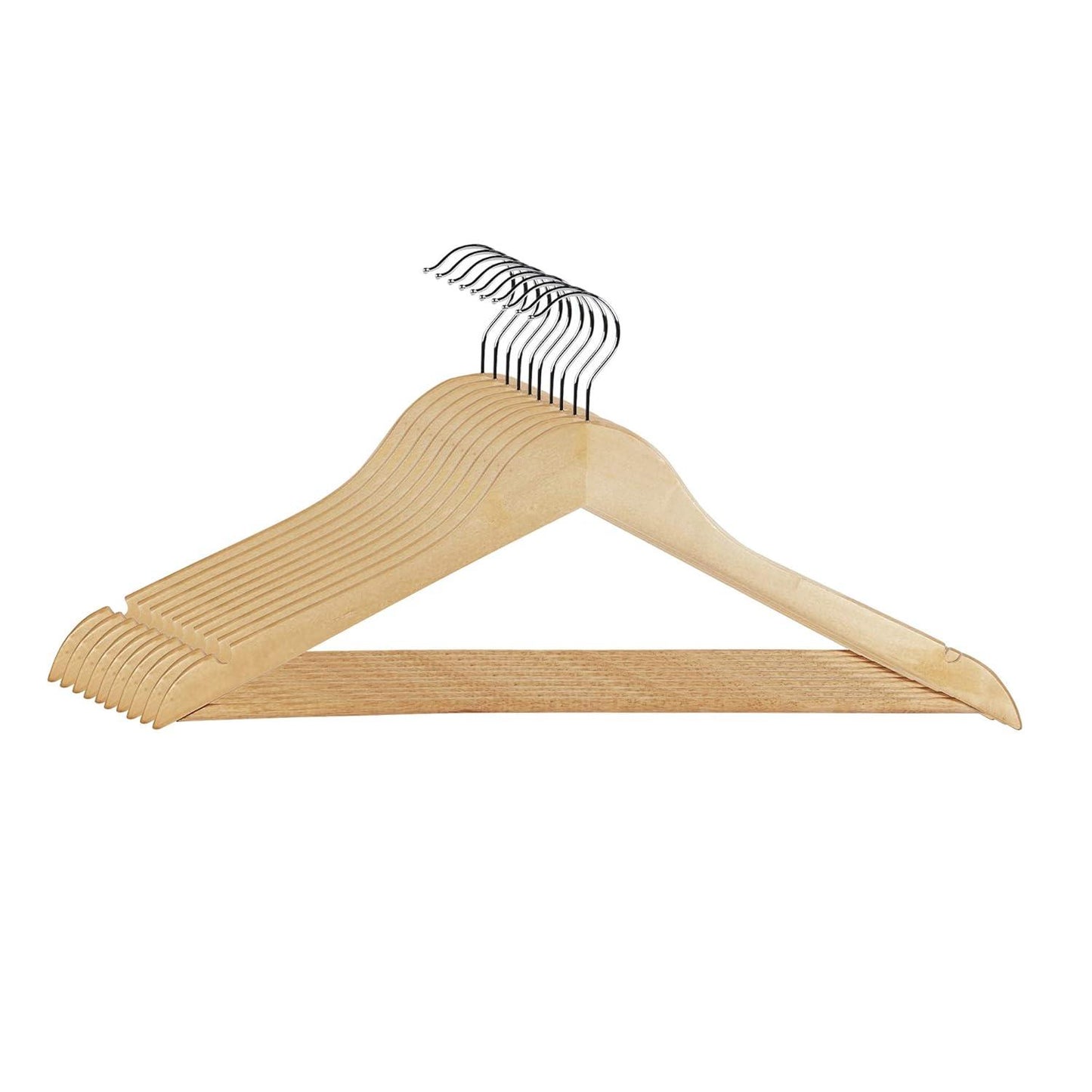 Anti Theft Wooden Shirt Hanger