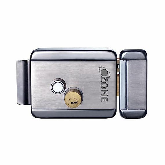 Ozone Electric Rim Lock for External Doors | Door Thickness: 35-100 mm (Left and Right Hand Side) Wooden & Metal Smart Locks