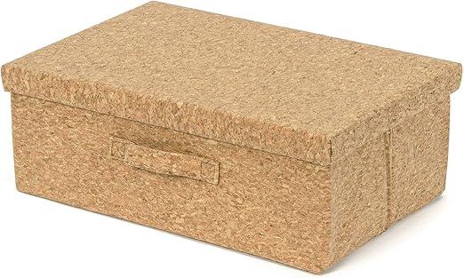 CORK GIFTING BOXES - TEXTURED LID RECT. BOX