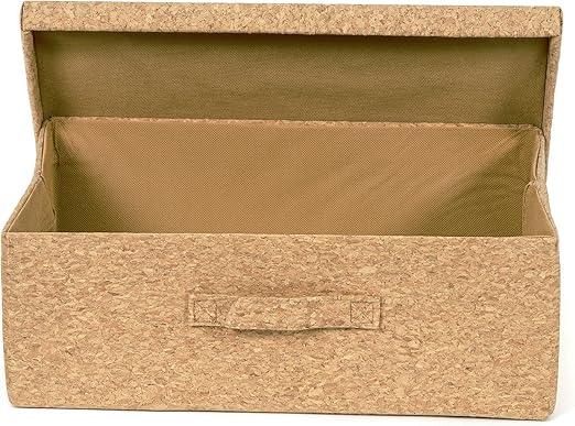 CORK GIFTING BOXES - TEXTURED LID RECT. BOX