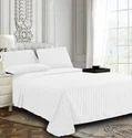 Hotel Satin Stripe Bed Sheet- KING SIZE