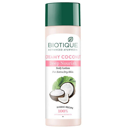 Biotique Creamy Coconut Deep Nourish Body Lotion 120 ML