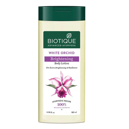 Biotique White Orchid Brightening Body Lotion For Extra Brightening & Radiance 180 ML